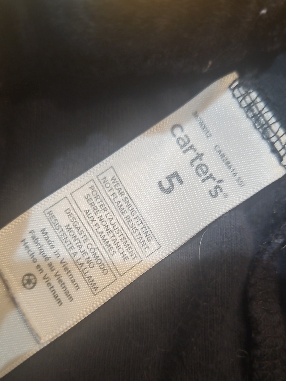Euc Size 5 Carter's Black Athletic Shorts for Kids - Picture 2 of 3